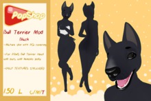 ~PS~ Bull Terrier Mod Black (add to unpack)