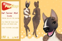 ~PS~ Bull Terrier Mod Brindle (add to unpack)