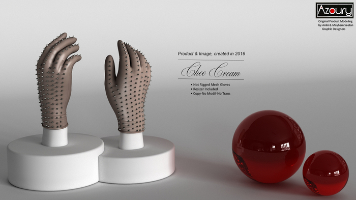 AZOURY - Chee Gloves [Cream]