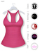 Vendor pink basic tank top mesh body appliers