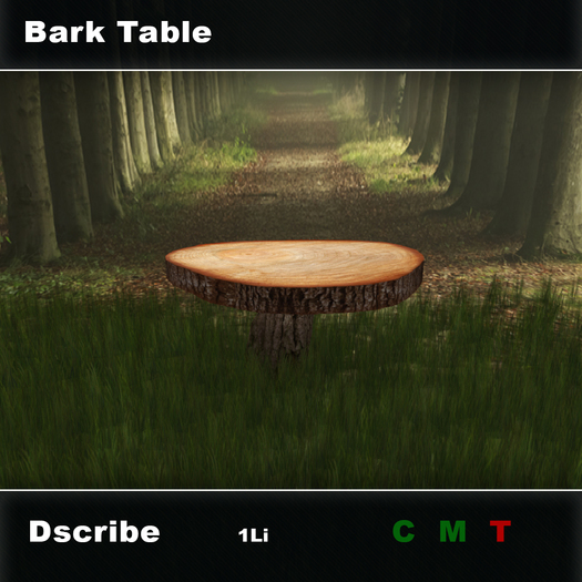 [D] Bark Table