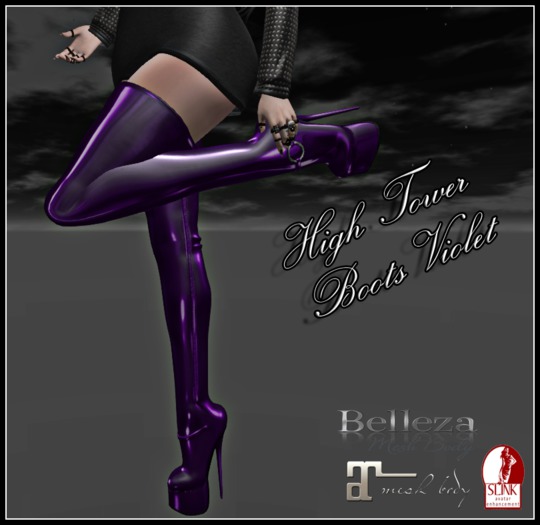 D.A. High Tower Boots ~Violet~