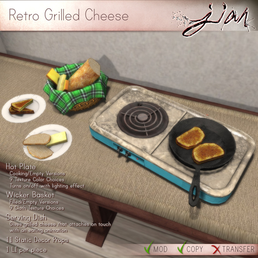 JIAN :: Retro Grilled Cheese