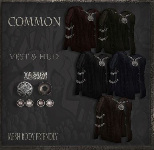 Yasum*Scottish Underground*Vest*Male*Common*Size2*Celtic Blue