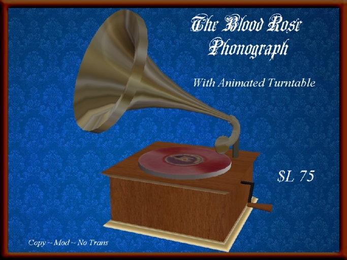 Blood Rose Phonograph (boxed)