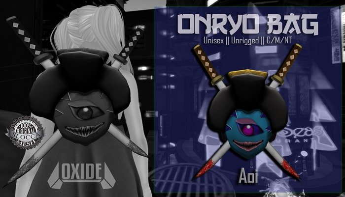OXIDE - Onryo Bag - Aoi/Blue [wear/add to unpack]
