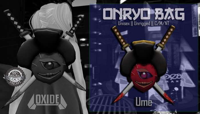 OXIDE - Onryo Bag - Aoi/Blue [wear/add to unpack]