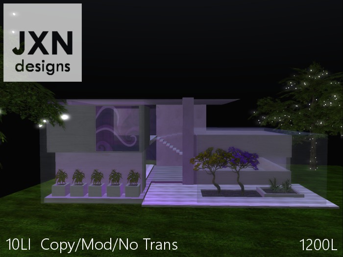 Second Life Marketplace - JXN angel house 10 LI modern design - DEMO