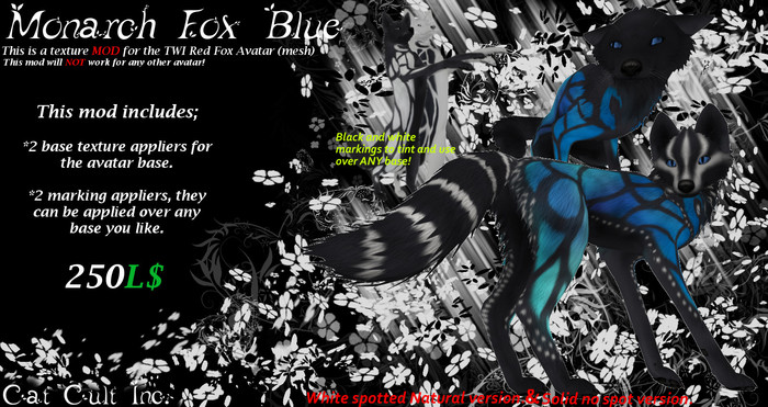 Monarch Fox Blue MOD