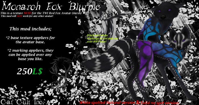 Monarch Fox Blurple MOD