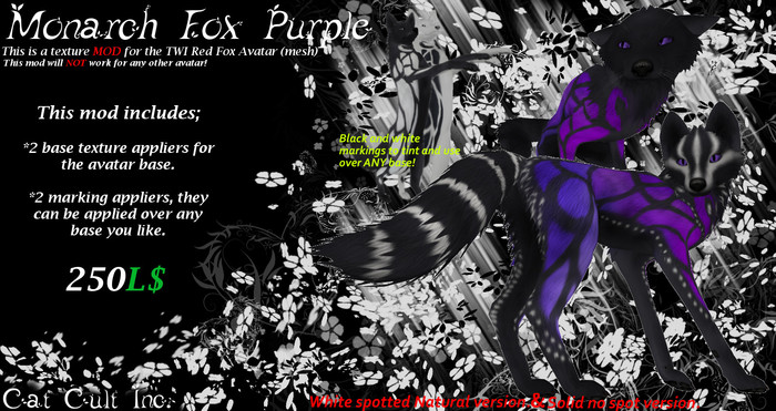 Monarch Fox Purple MOD