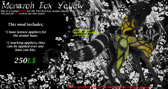 Cat Cult Inc. Monarch (wear 2 unpack)