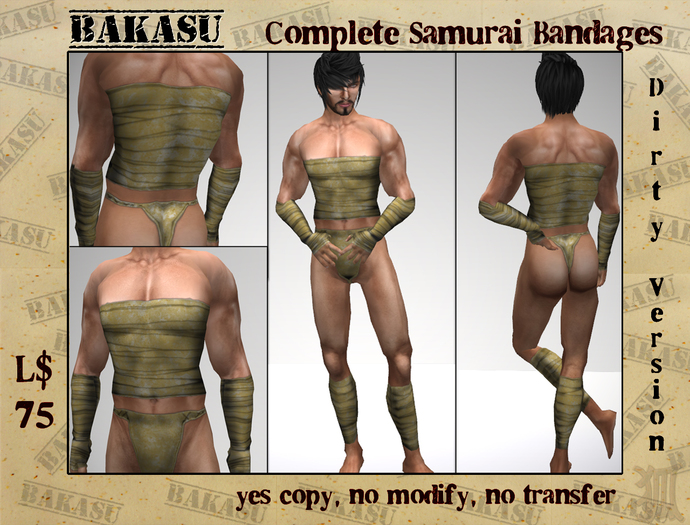 Bakasu - Complete Samurai Bandages *Dirty Version