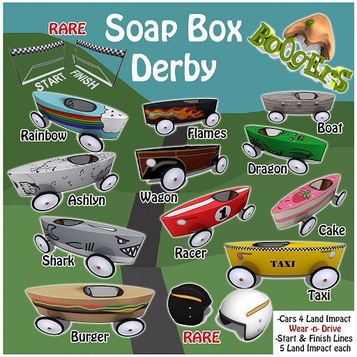 <:*BoOgErS*:> Soap Box Black Helmet RARE