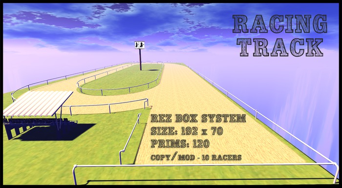 Racecourse - Racing Track 192x70