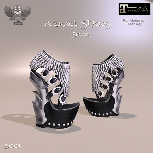[The Forge] Azrael Heels, Silver