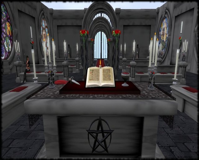 Vampire  Gothic Wedding Ceremony Set