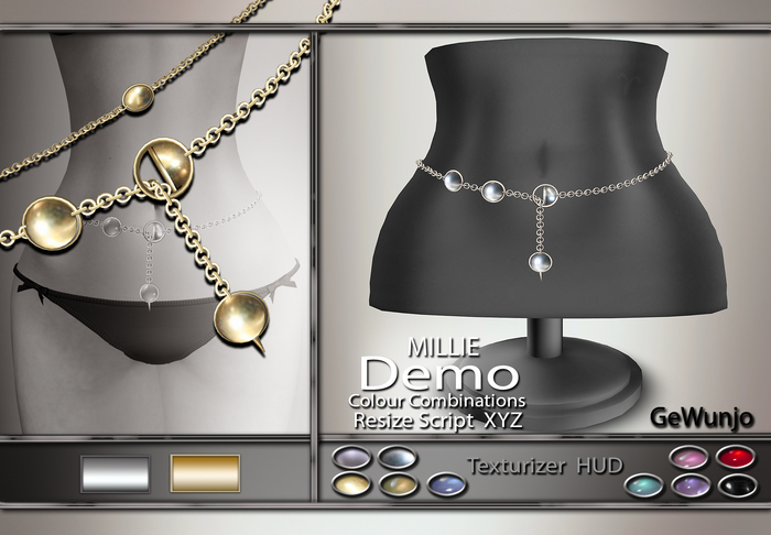 GeWunjo : MILLIE belly chain DEMO