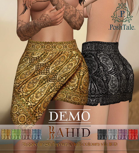 .PoshTale. Nahid Hip Wrap DEMO [wear to unpack]