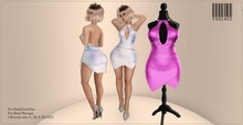 :ESSENCE: Fit Mesh Dress' PINK