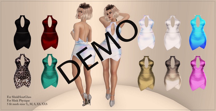 :ESSENCE: Fit Mesh Dress 'demo