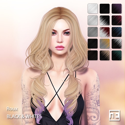 TRUTH HAIR Roux - black & whites