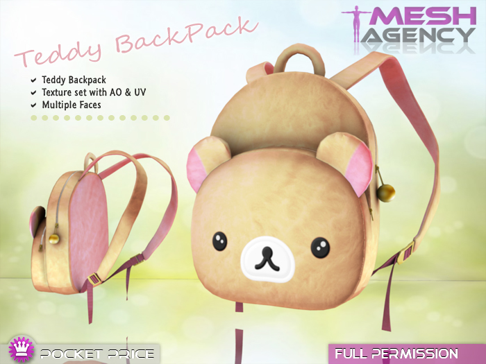 ::MA:: Teddy BackPack FULL PERM