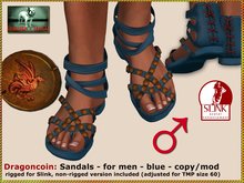 Bliensen + MaiTai - Dragoncoin - Sandals M - blue