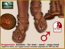 Bliensen + MaiTai - Dragoncoin - Sandals M - sand - for Slink and TMP