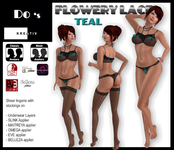 .:Do's:. Stockings with lacy  WHITE