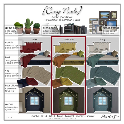 Sway's [Cozy Nook] Meadow Set