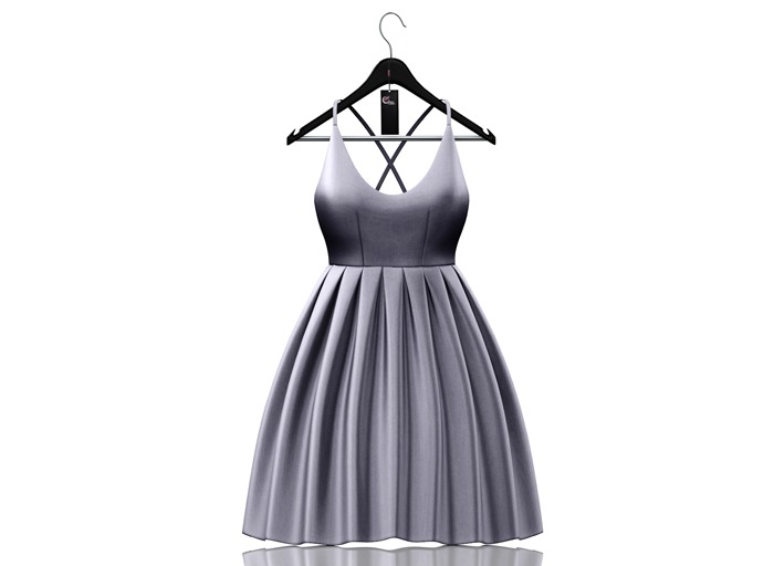 fame femme : Tifani spring dres - Lilac Gray