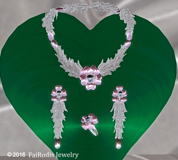 FaiRodis Forest  flower set pink 