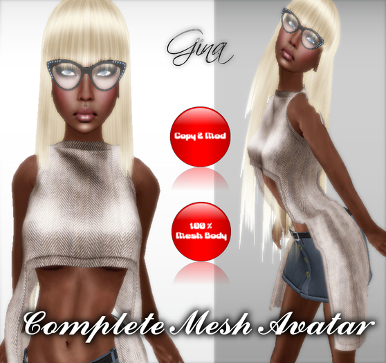 Promo: Gina ~ Complete mesh avatar