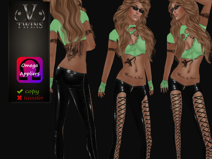 V-Twins Biker Colothes - Trickster Collection [Omega Appliers Included]