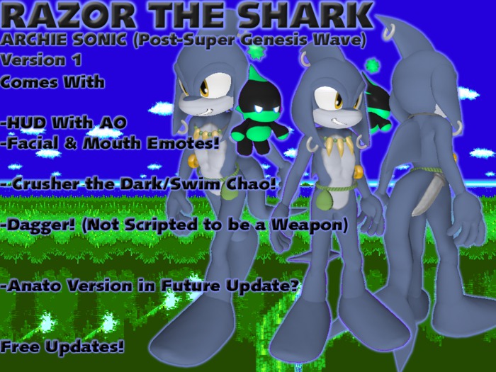 (LCD) Razor the Shark Avatar