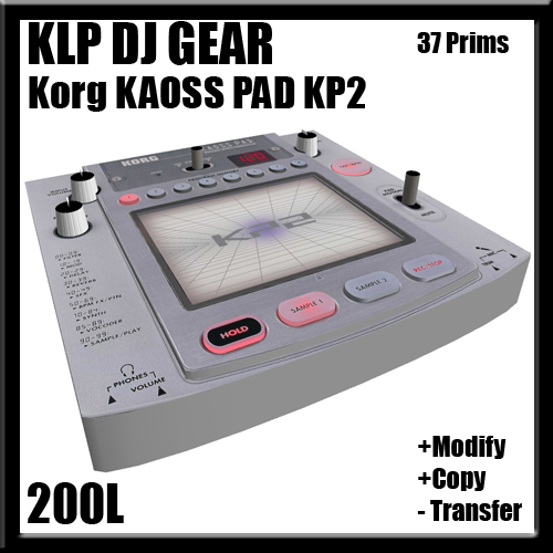 DJ Equipment KLP Korg KAOSS PAD KP2