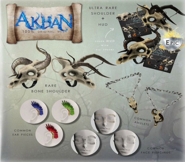 ::Axix:: Akhan Piercings Silver