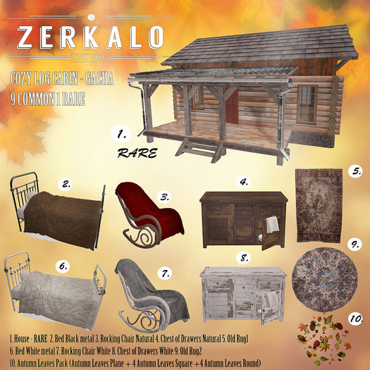 [ zerkalo ] Cozy Log Cabin - House - RARE