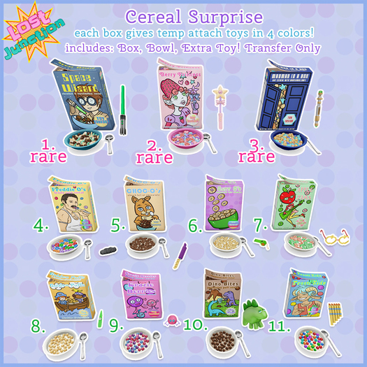 [LJ] Cereal Surprise #01 - Space Wizard RARE