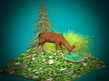 {PpP} Animal Series Deer Drinking Tipjar (WEAR or REZ)