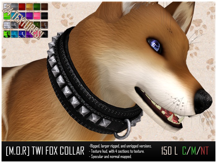 [M.O.R] TWI fox collar : boxed [wear to unpack]
