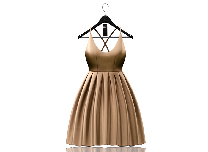 fame femme : Tifani spring dres - Iced Coffe