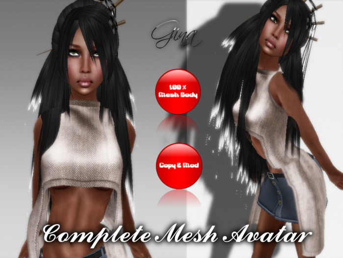 Promo: Gina ~ Complete mesh avatar