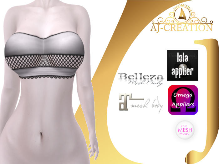 AJ - black tank top with lola aplier