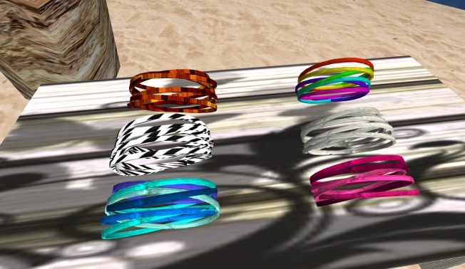 bangles fat pack, includes seven pairs