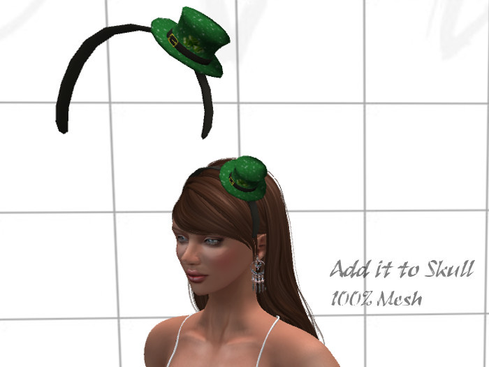 [OVK] St Patrick Mini-Hat Headband