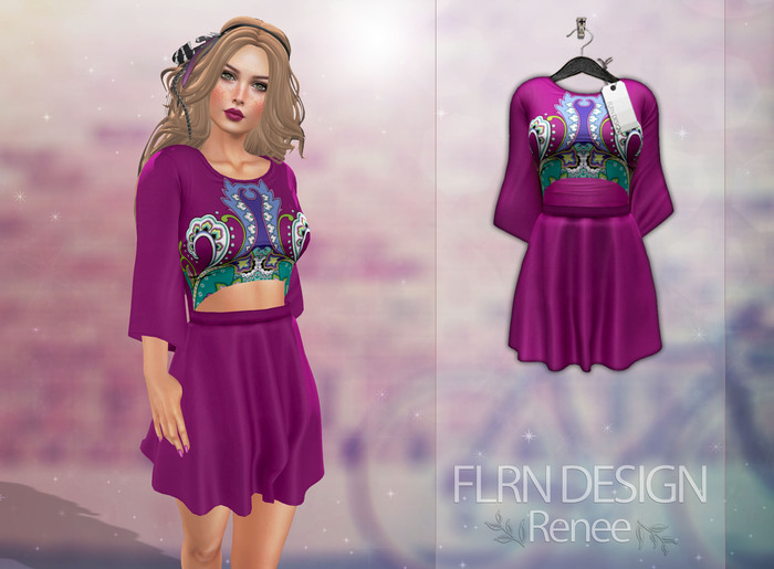 Renee Dress V1 Rose