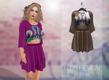 Renee Dress V1 Brown