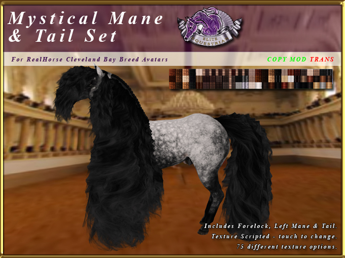 *E* RealHorse Mystical Mane & Tail Set [BOXED] RHCB